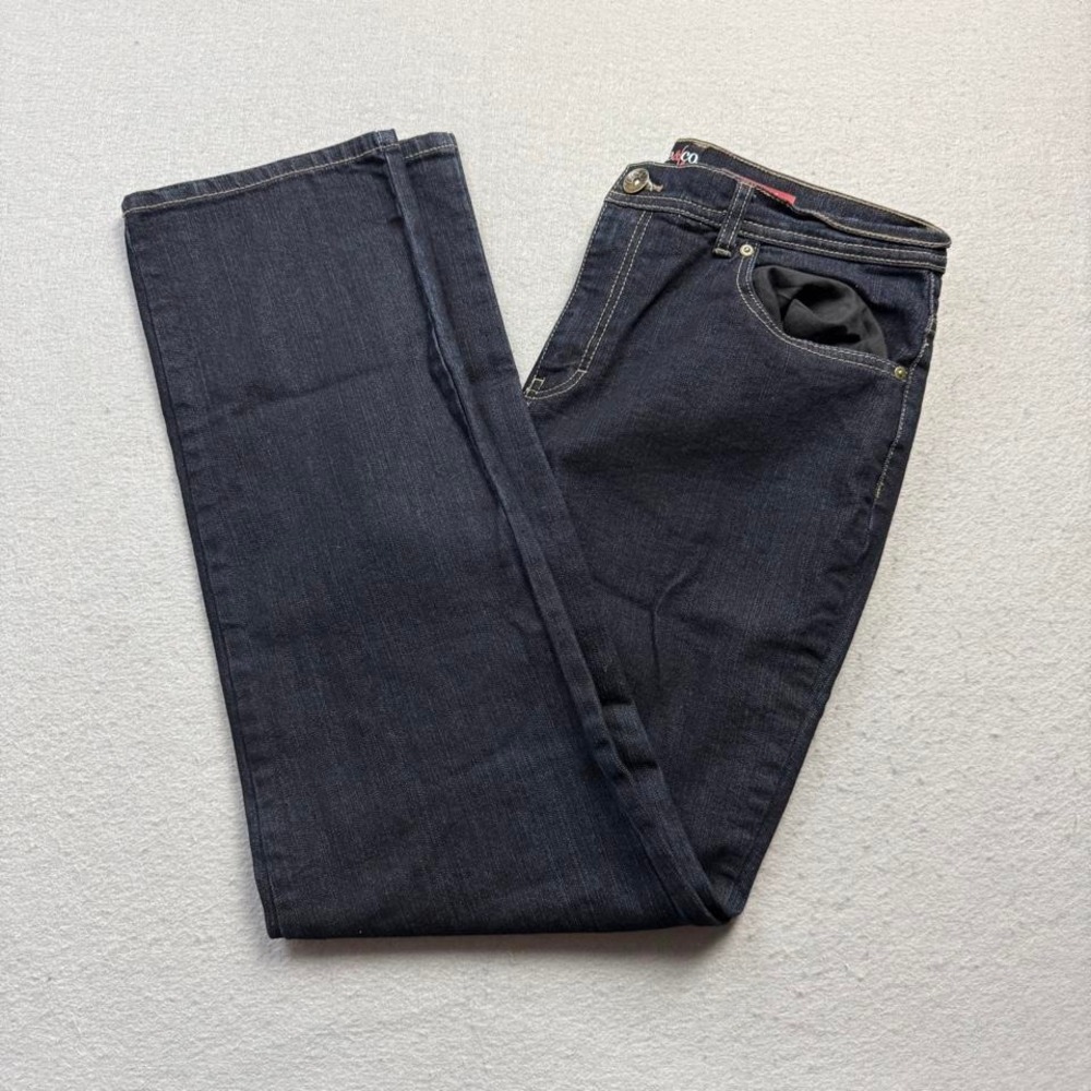 Style & Co Natural Fit Dark Wash Straight Jeans Women's Size 12